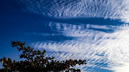 CÉU AZUL COM NUVENS