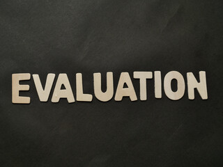 Obraz premium Evaluation, business terms concept