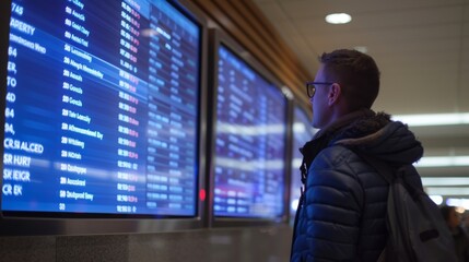 The smooth uninterrupted connectivity of the airports electronic departure screens displaying...