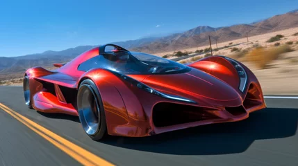Foto op Plexiglas 4k Realistic stunning hyper car image © viet