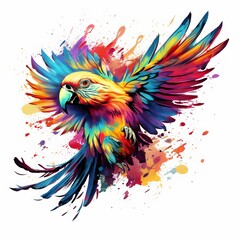 Obraz premium Colorful Parrots: Vibrant Images of Exotic Avian Beauties