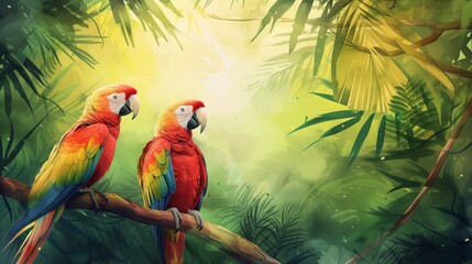 Colorful Parrots: Vibrant Images of Exotic Avian Beauties