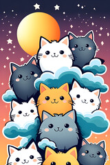 cute cats, Generative AI