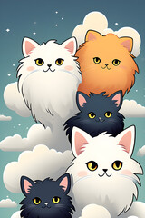 cute cats, Generative AI