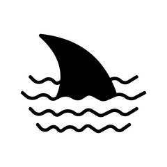 shark fin icon. shark fin icon for web and app color editable