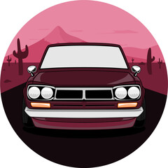 japanese car vector 