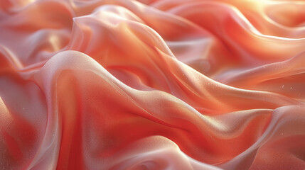 Texture of rich fluid fabric in a textile appearing almost liquid as it moves and sways.