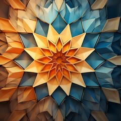 Fototapeta premium Vibrant Flower Mural Adorning a Wall