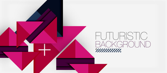 Triangle Vector Background Illustration For Wallpaper, Banner, Background, Card, Book Illustration, landing page