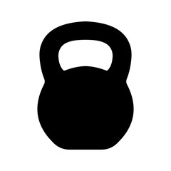 Kettlebell icon. Sport and fitness symbol color editable