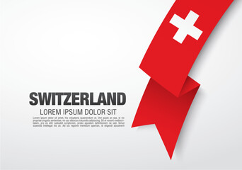 flag of Switzerland vector illustration