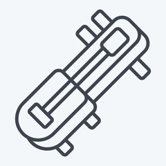 Icon Krapeu. related to Cambodia symbol. line style. simple design editable. simple illustration