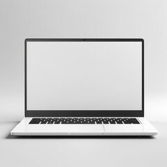 Fototapeta premium A Laptop with blank screen. New model. Vector