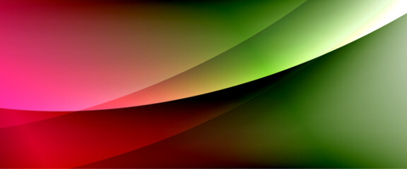 Dynamic flowing waves on gradient color background. Vector illustration For Wallpaper, Banner, Background, Card, Book Illustration, landing page