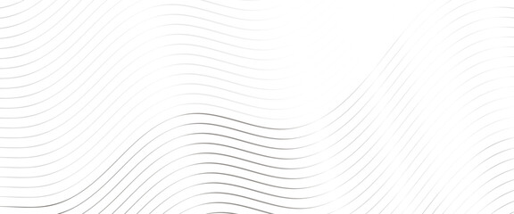 Vector white seamless wavy line pattern, wavy lines pattern, abstract white textured background. 