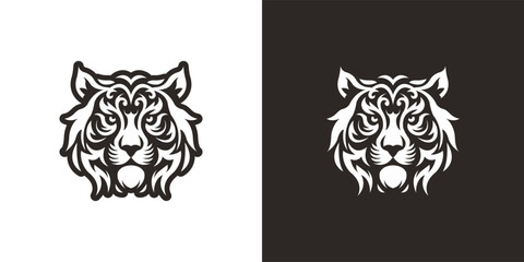 Tiger tattoo vector