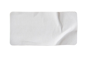 Rounded rectangle paper sticker