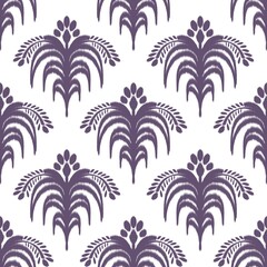 Ikat Flower Pattern Ethnic Geometric native tribal boho motif aztec textile fabric carpet mandalas African