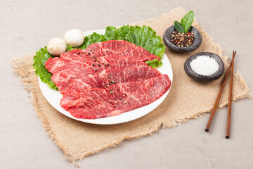  Beef: Meat attached to the top of a cow's ribs.