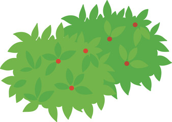 flower bush clipart