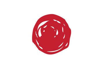 Fototapeta premium japanese flag vector illustration banner design