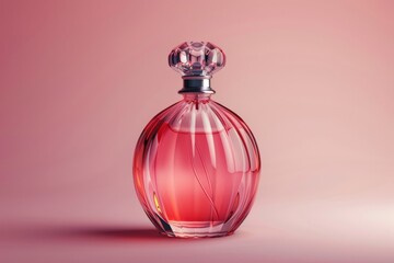 Mockup luxury perfume bottle. cosmetic concept. Generative AI