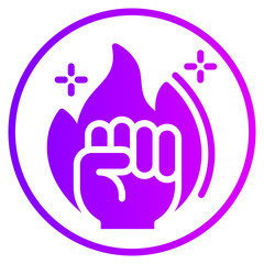 motivation gradient icon