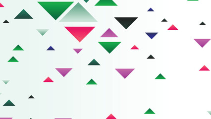 Abstract geometric shapes background with triangle