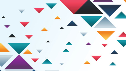 Abstract geometric shapes background with triangle