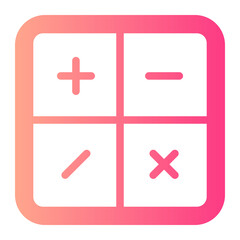 Fototapeta premium math Gradient icon