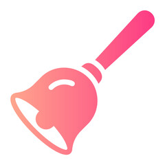 school bell Gradient icon