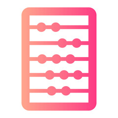 abacus Gradient icon