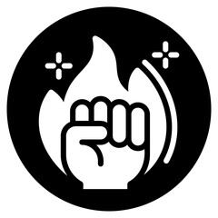 motivation glyph icon