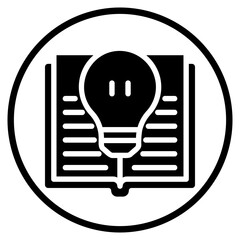 creativity glyph icon