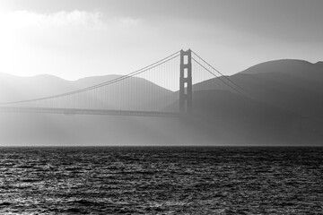 Golden Gate Bridge, Foggy Day