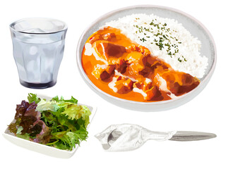 バターチキンカレー（サラダセット）