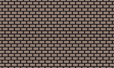 Brown brick wall seamless pattern background