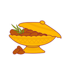 Dates Fruits Illustration