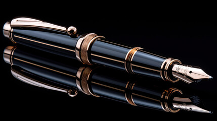 Fototapeta premium The Art of Sophisticated Writing: Executive Style Pen Photography