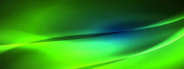 Neon light glowing waves and lines background set for wallpaper, business card, cover, poster, banner, brochure, header, website