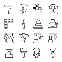 set of icons Construction tools
