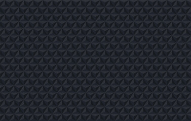 Abstract geometric pattern. Black triangles background, can be used for cover design, poster, advertising