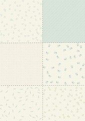 Paper card pattern pastel note illustration 