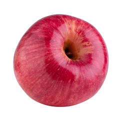 red apple isolated on alpha background