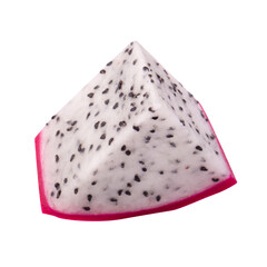 Dragonfruit or Pitaya isolated on alpha background