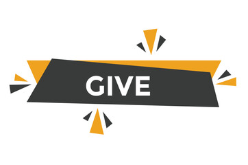 give button web banner templates. Vector Illustration 
