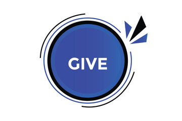 give button web banner templates. Vector Illustration 
