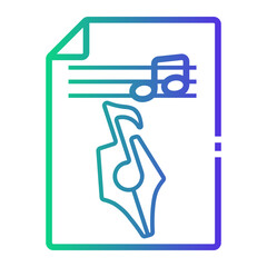 music sheet icon