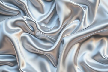 Silver silk fabric texture for background