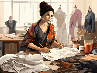 Create designer Design for clothing.